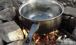 warming a pan 
