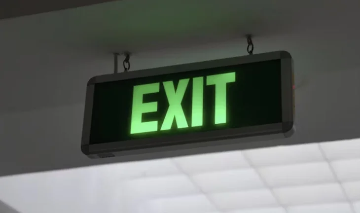 exit sign 